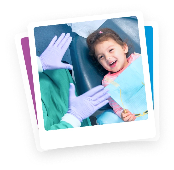 Child with dentist