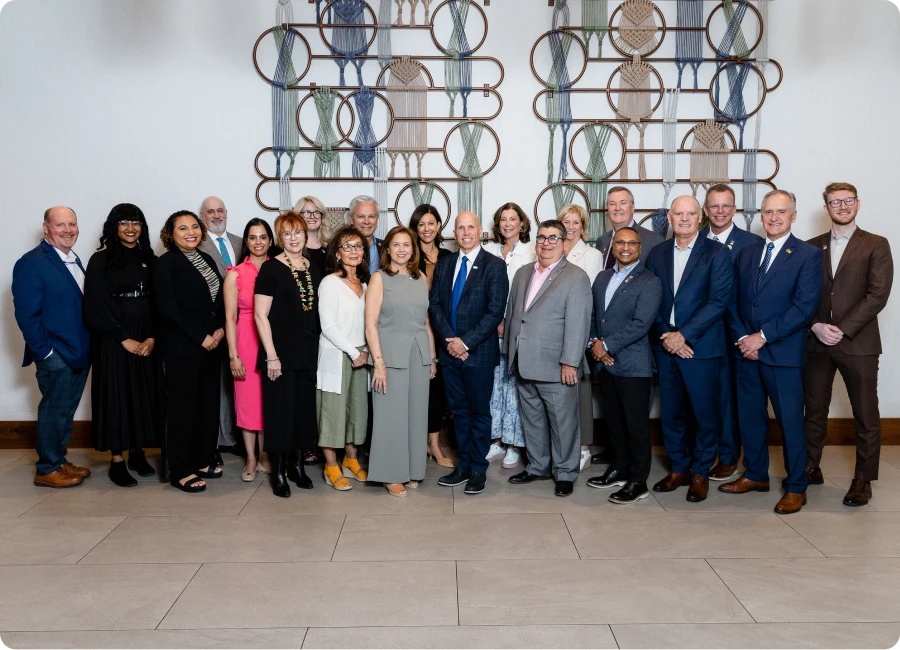 AAPD Foundation Governance Team members and volunteers at events supporting the Foundation’s mission.